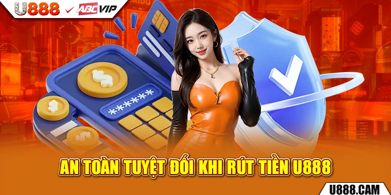 An toàn tuyệt đối khi rút tiền u888