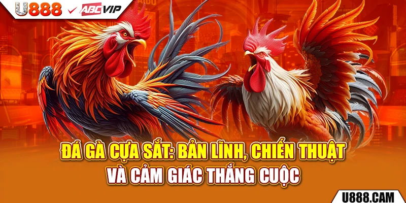 Đá Gà Cựa Sắt: Bản Lĩnh, Chiến Thuật Và Cảm Giác Thắng Cuộc