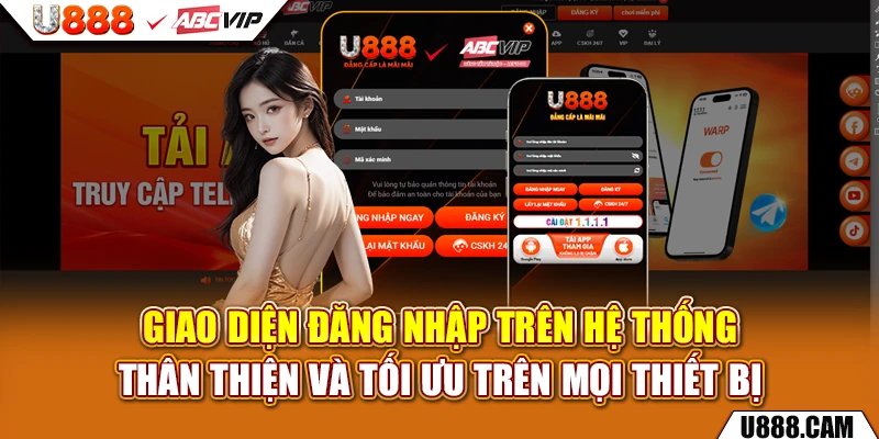 Giao diện đăng nhập trên hệ thống thân thiện và tối ưu trên mọi thiết bị
